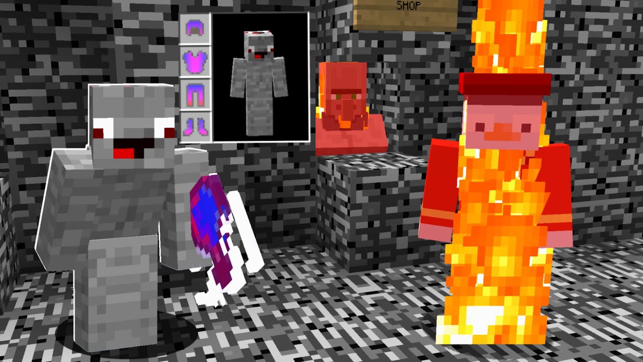 Ich trage UNSICHTBARE SHADE RÜSTUNG Troll🔮😂 in Minecraft LUCKY BLOCK BEDWARS
