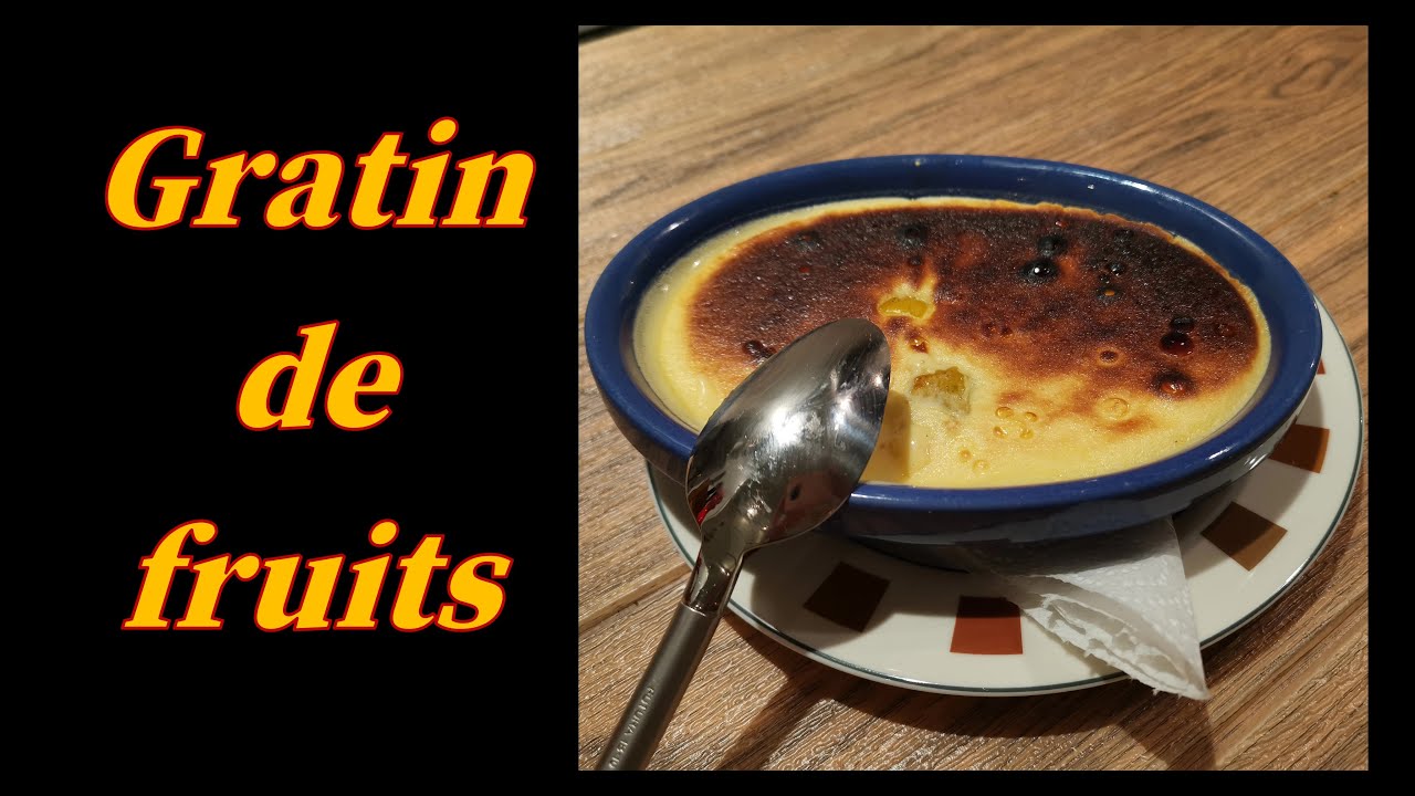 gratin de fruits