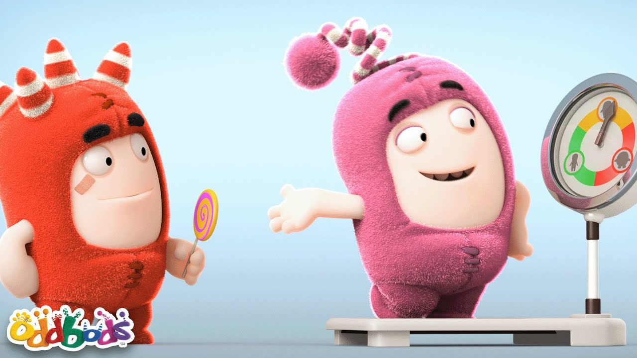 Scale | BEST OF NEWT 💗 | ODDBODS | Funny Cartoons for Kids
