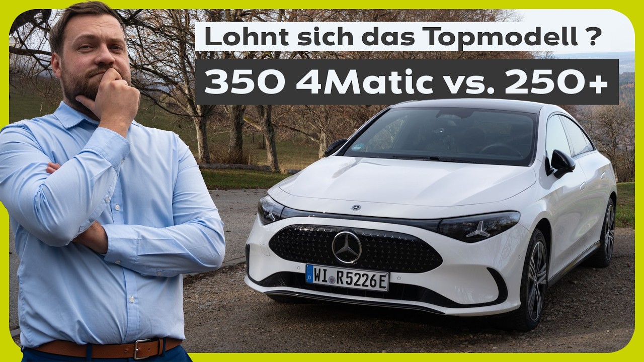 Konzeptvergleich: Mercedes-Benz CLA 350 4MATIC mit EQ Technologie | 2025 | Test | Vergleich deutsch