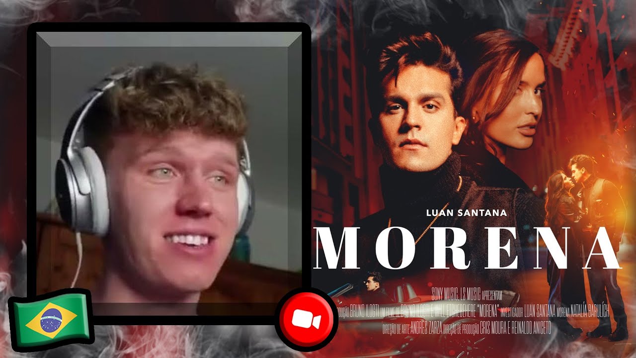 FIRST REACTION TO MORENA - Luan Santana | Brazilian Music Reaction