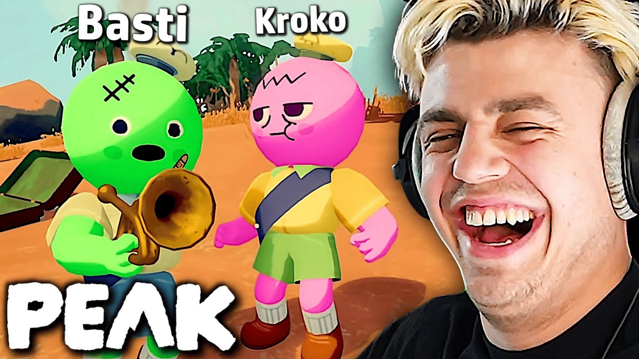 Papaplatte spielt PEAK mit BastiGHG & Krokoboss - Part 1
