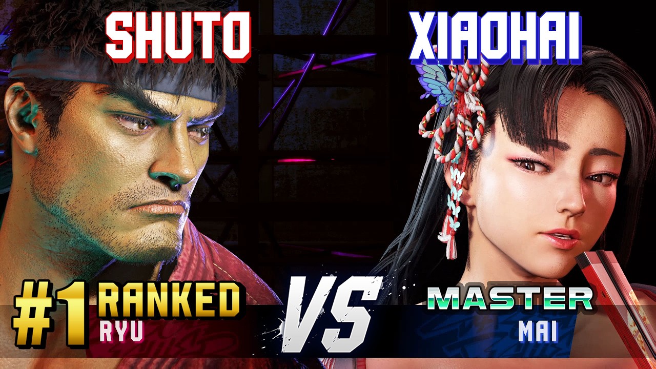SF6 ▰ SHUTO (#1 Ranked Ryu) vs XIAOHAI (Mai) ▰ High Level Gameplay