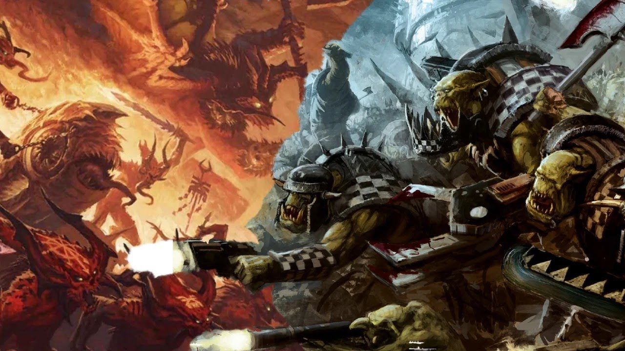DAWN of WAR FR Replays : Chaos vs Orks !
