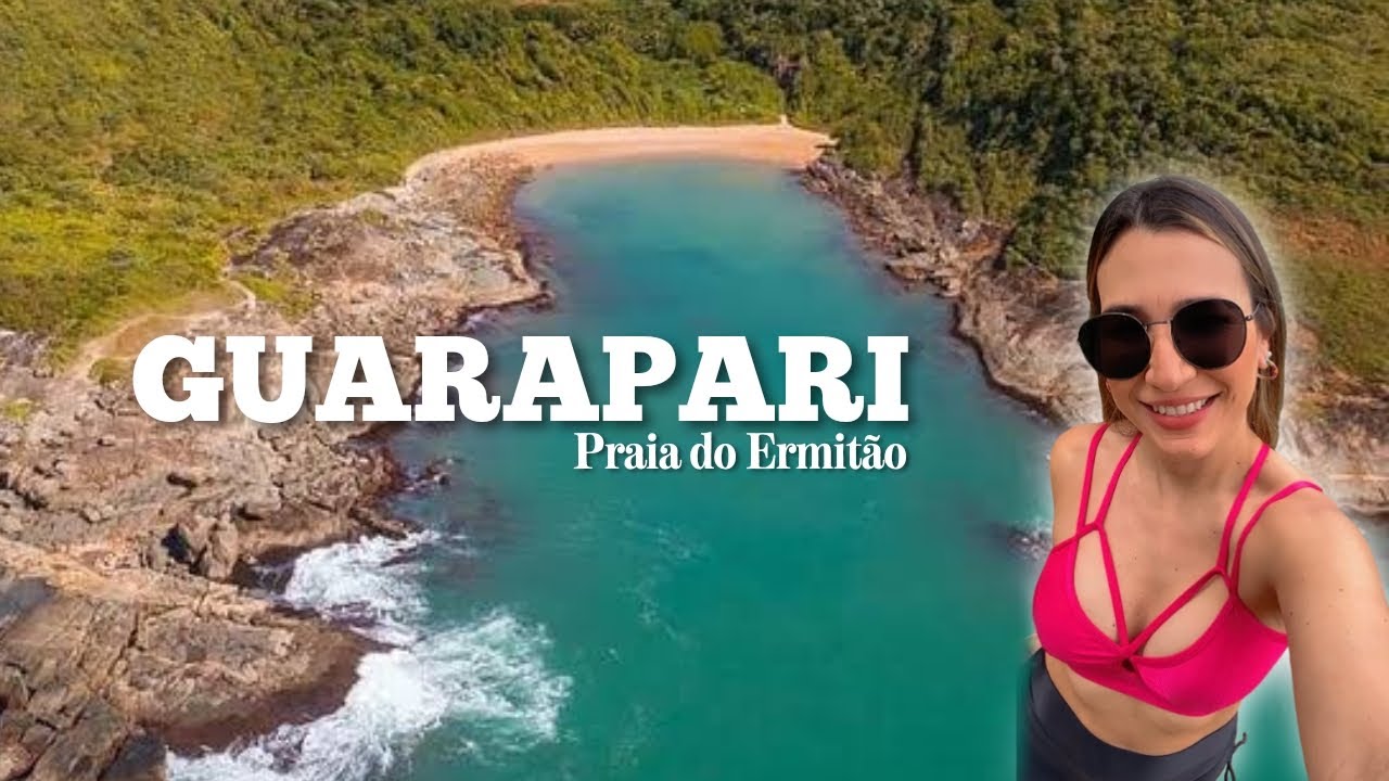 GUARAPARI - FIZEMOS UMA TRILHA NO PARQUE MORRO DA PESCARIA QUE VAI ATÉ A PRAIA DO ERMITÃO