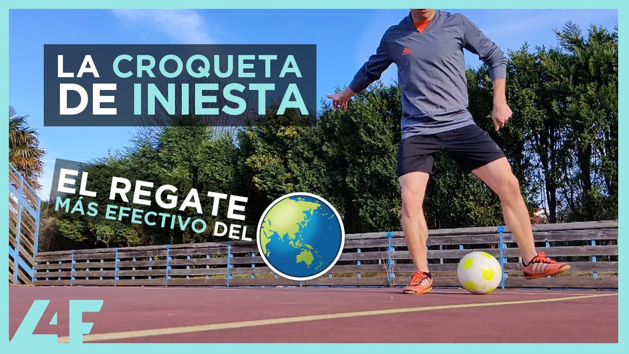 TUTORIAL LA CROQUETA DE INIESTA 🥟 REGATES FÁCILES FÚTBOL ⭐ CÓMO HACER LA CROQUETA EN FÚTBOL | L4F