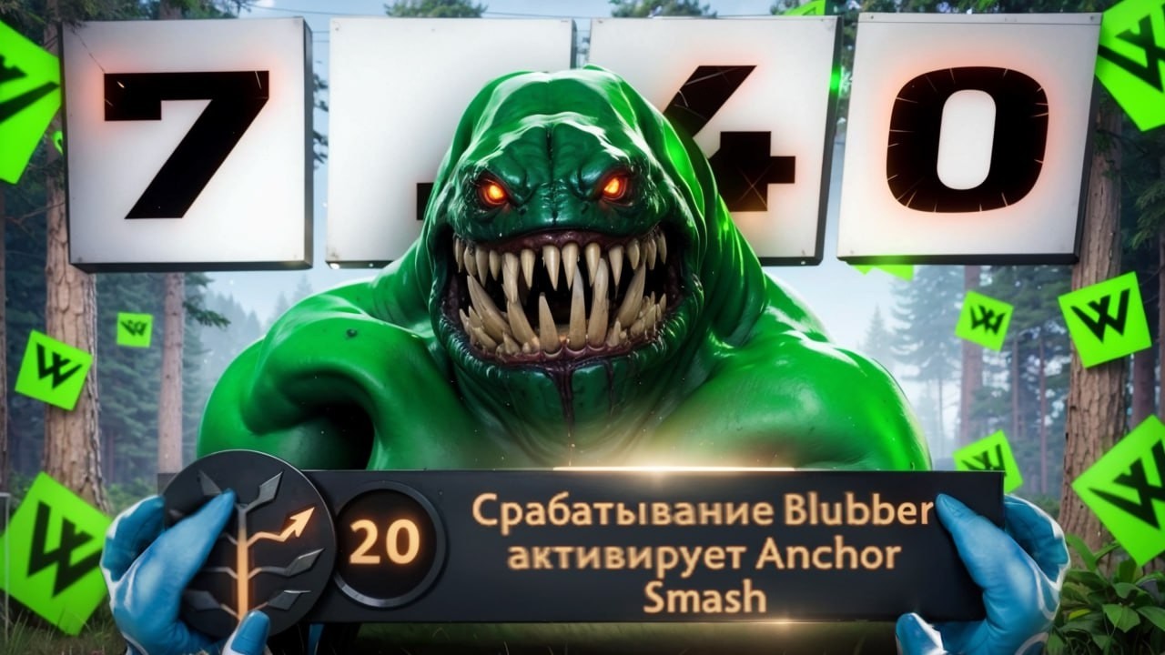 НОВЫЙ ТАЙД через ИМБА Талант! Патч 7.40 🔥 Травоман Дота 2