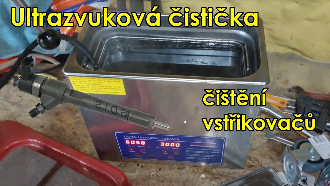 Ultrazvuková čistička (čištění vstřikovačů)