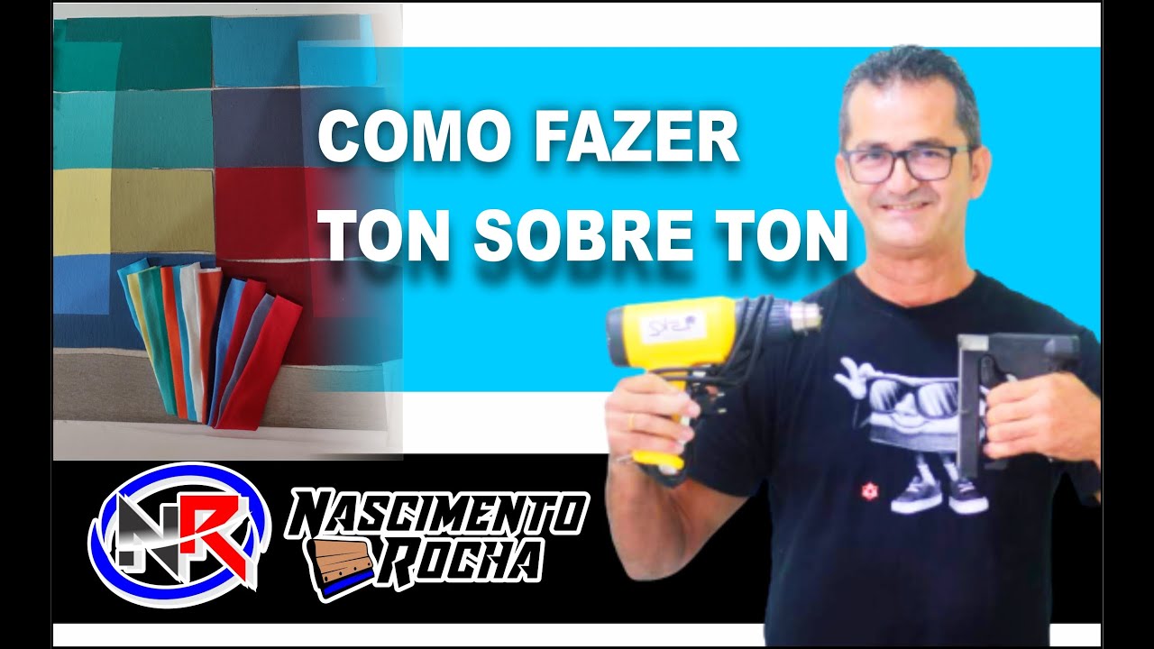 COMO FAZER TON SOBRE TON NA SERIGRAFIA COM APENAS UMA COR DE TINTA