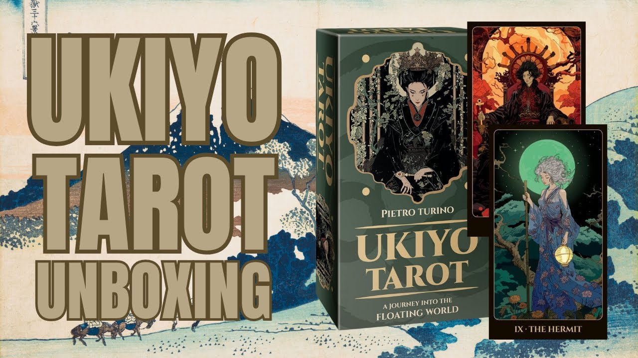 Ukiyo Tarot | Unboxing & Full Walkthrough 🎴✨ Beauty of the Floating World