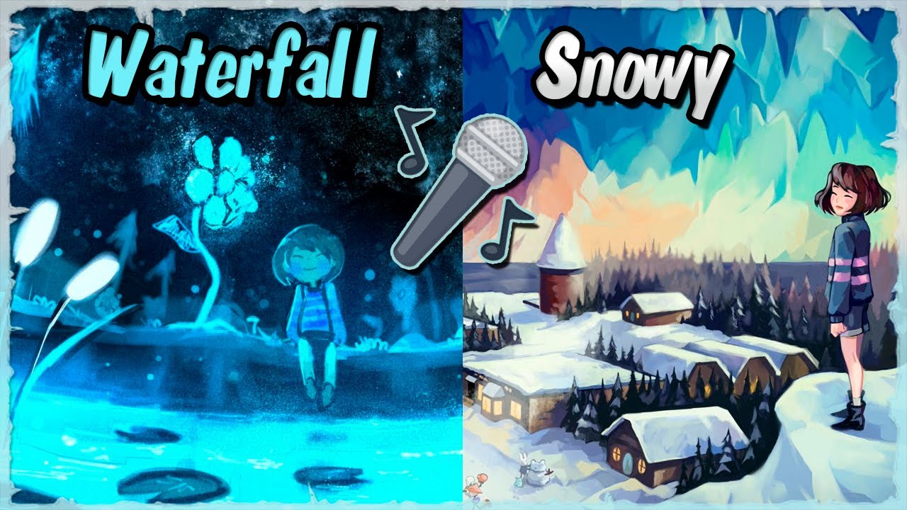 Waterfall + Snowy // Vocal Cover // Undertale (lyrics by Attica Kish)