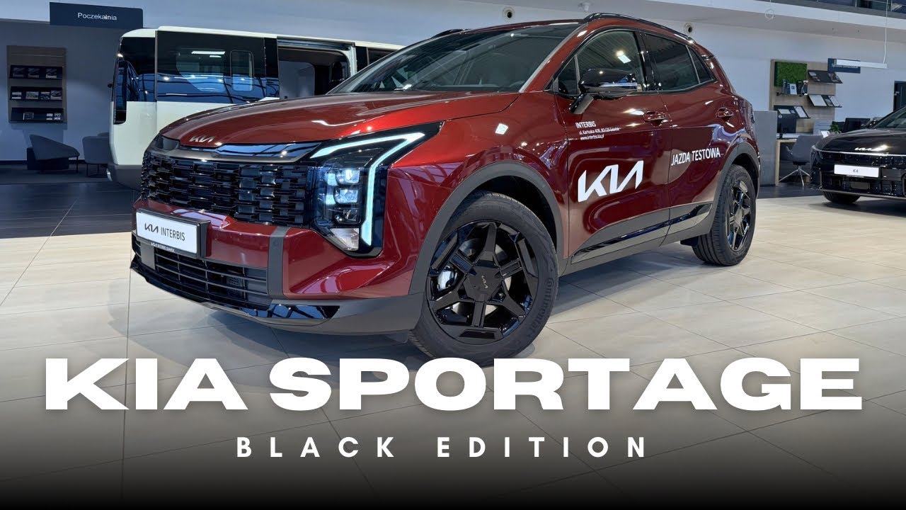 2027 Kia Sportage [1.6 T-GDI 239KM 6AT HEV] Black Edition | Magma Red | Prezentacja (PL / ENG 4K)