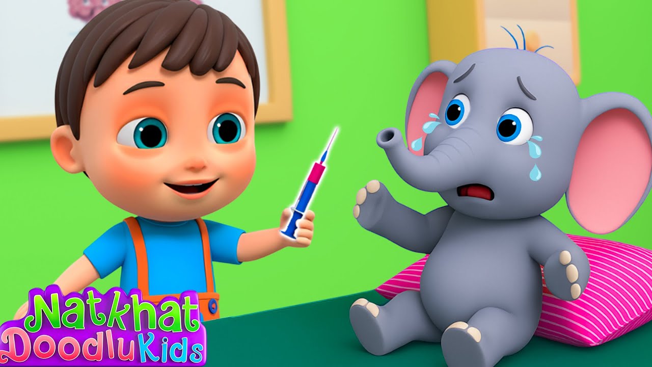 Aaj Somwar Hai Hathi Ko Bukhar Hai | Chuhe Ko Bukhar Hai | Hindi Nursery Rhymes & Kids song Balgeet