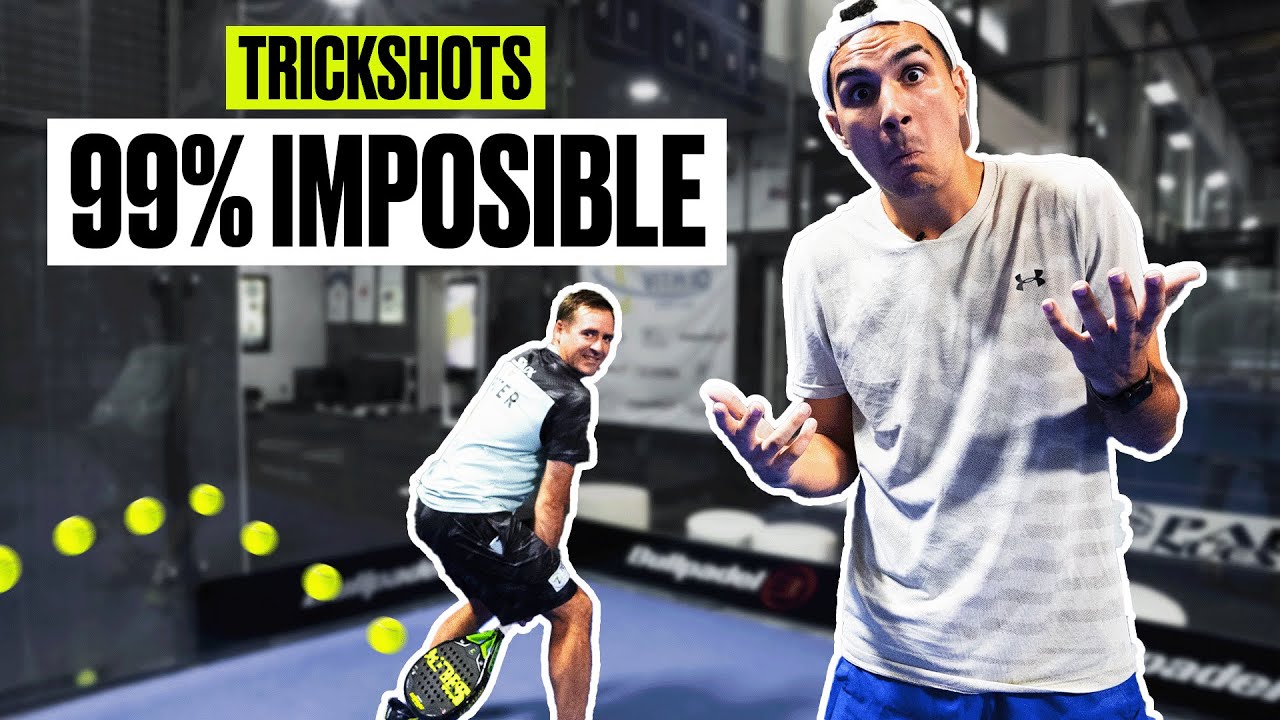 APRENDO los MEJORES TRICKSHOTS de PADEL con PETER ALONSO