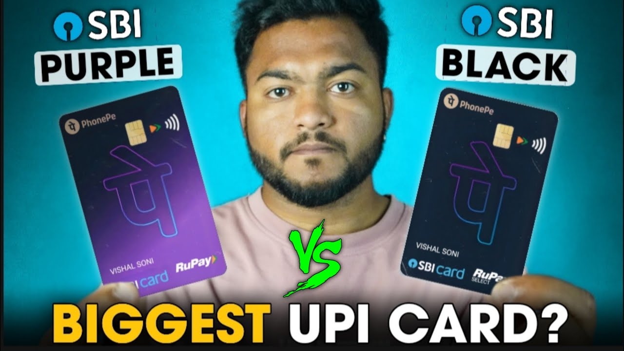 SBI PhonePe Black vs SBI PhonePe Purple Card Detailed Comparison ! UPI & CashBack Benefit 2026