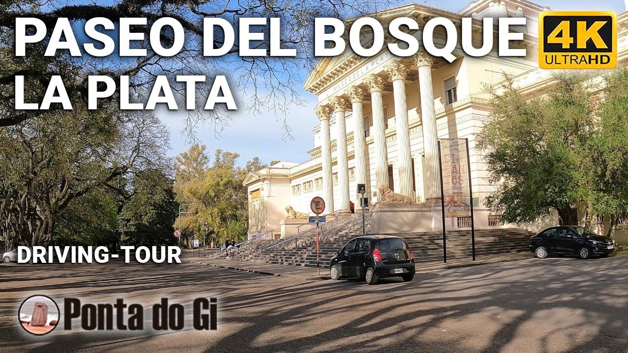 【4K】PASEO DEL BOSQUE -60 hectáreas en el pulmón de La Plata- #driving tour VIRTUAL 2022 - Argentina