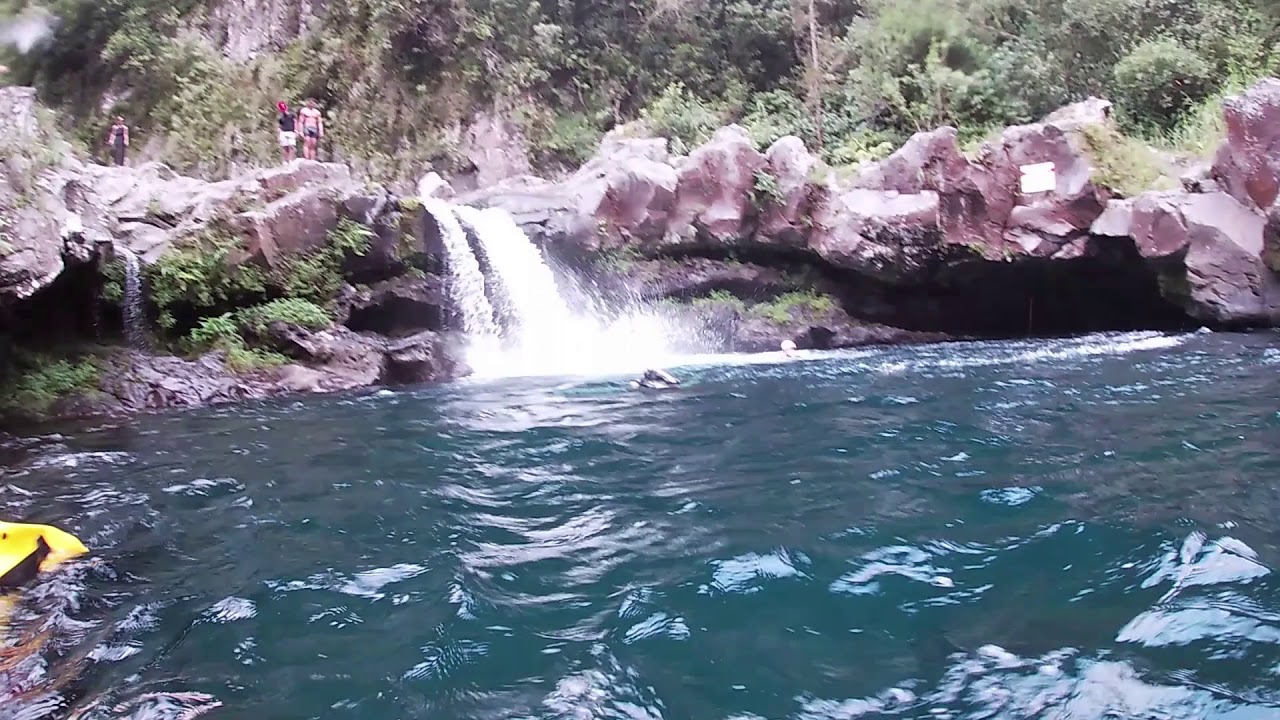 Canyon Langevin Grand Galet Intégral  Canyoning Île de la Réunion