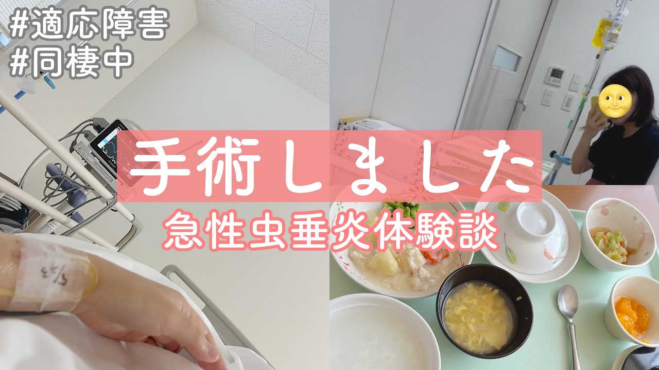 【虫垂炎】お腹痛いだけだと思ったら手術でした。
