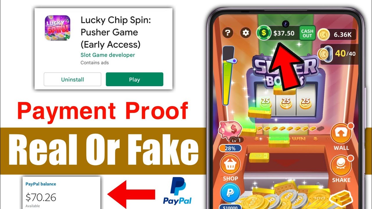 Lucky chip spin app real or fake | Payment Proof | Lucky Chip