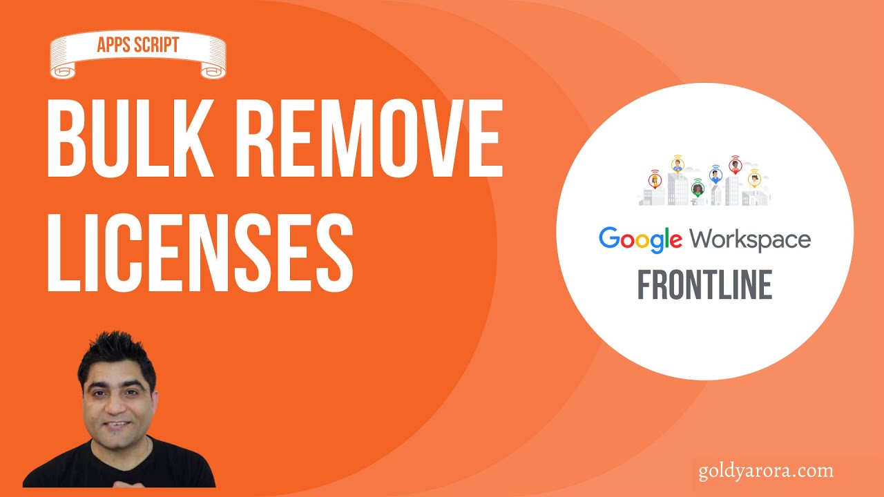 Google Workspace Frontline - Bulk Remove Licenses via Apps Script