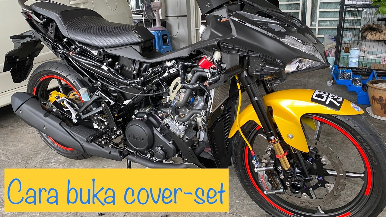 Y16ZR - Cara-cara buka cover-set