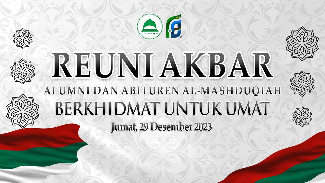 🔴LIVE STREAMING | REUNI AKBAR DALAM RANGKA KESYUKURAN 25 TAHUN AL MASHDUQIAH