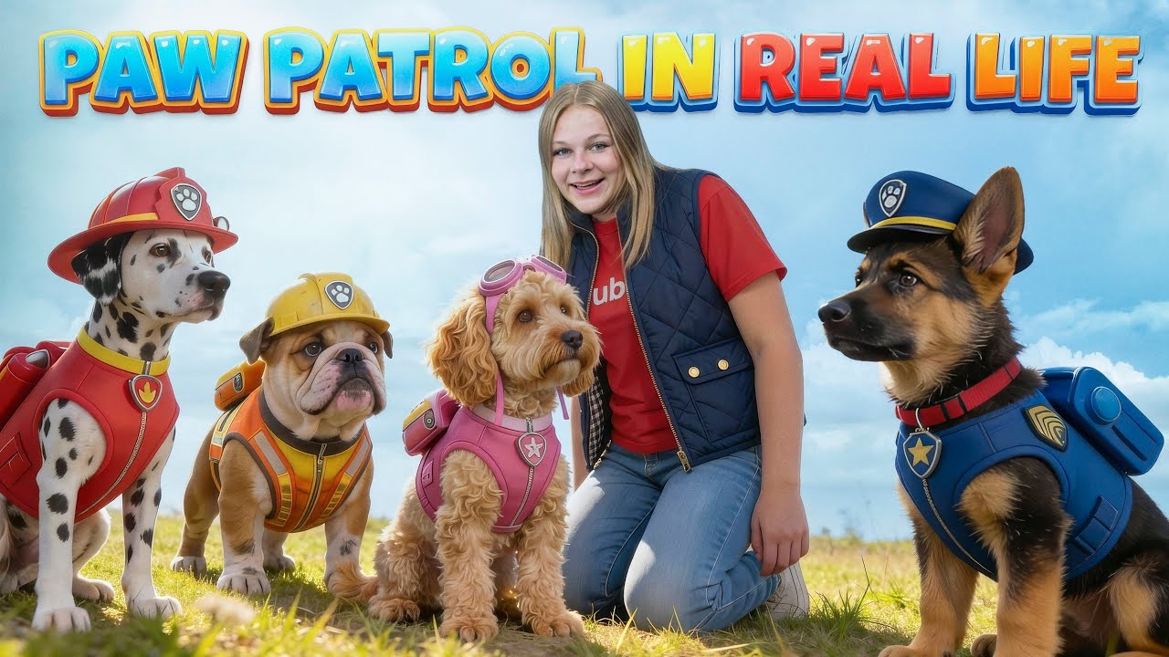 Assistant Presents What PAW Patrol Looks like In REAL LIFE! 🐶