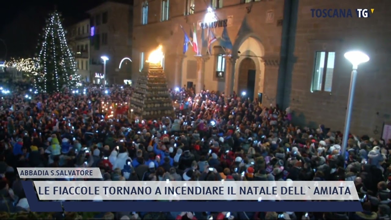2021-12-23 ABBADIA S.SALVATORE - LE FIACCOLE TORNANO A INCENDIARE IL NATALE DELL'AMIATA