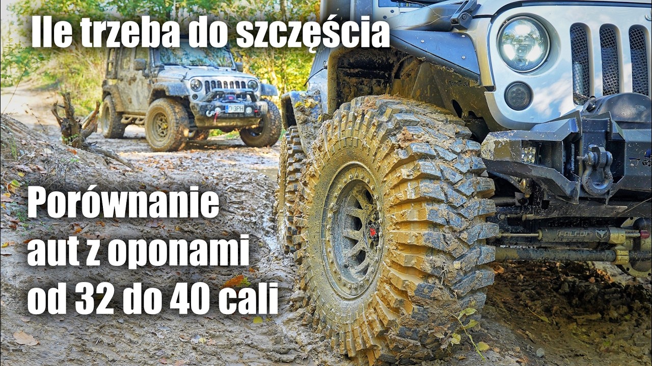 Ile trzeba do szczęścia. Porównanie aut z kołami od 32 do 40 cali!