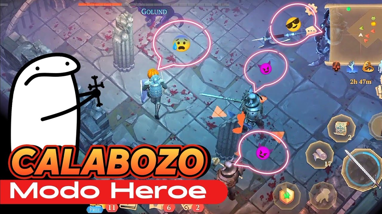 GRIM SOUL ✅Calabozo MODO HEROE😱 | GamePlay / En Español