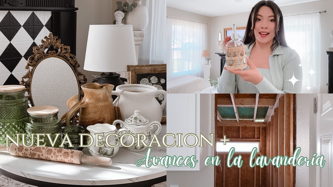 Nueva Decoración de Primavera 🪴| Nuevos planes en la lavandería 🙌🏼 | Ana Quintero
