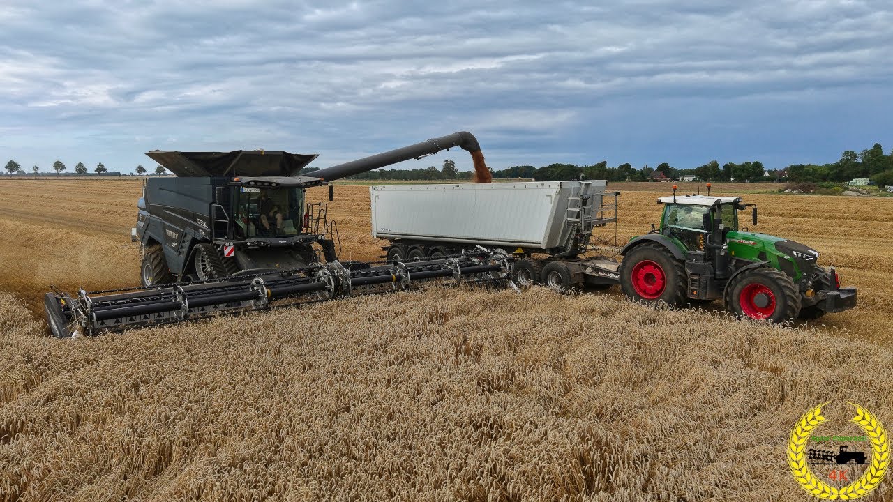 Fendt Ideal 9T mit MacDon FD2 FlexDraper | Fendt 936, 930 Vario | Krampe | Weizenernte