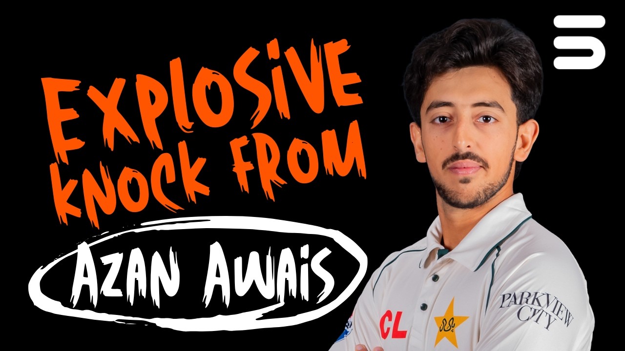 CLASSY 61-RUN KNOCK by Azan Awais 🔥| Gujranwala Giants vs Hyderabad Hunters | Match 13 | PJL | MV2T