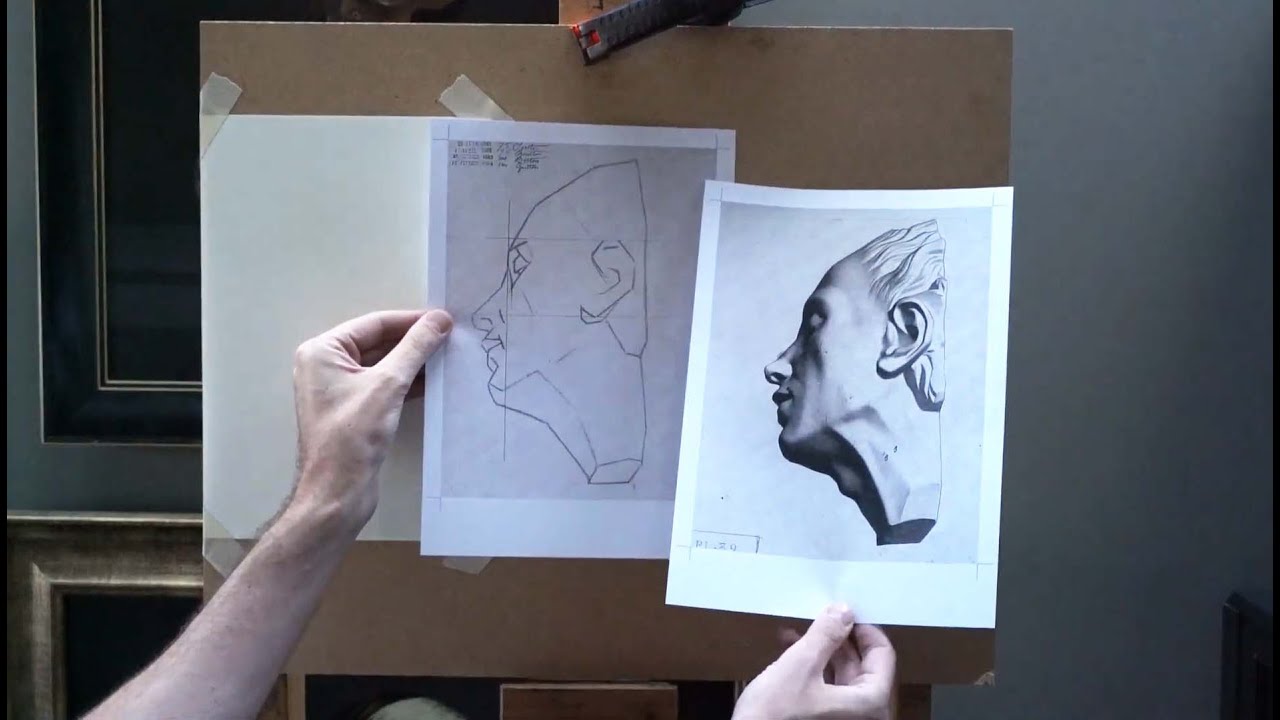 Bargue drawing with Ben Laughton Smith