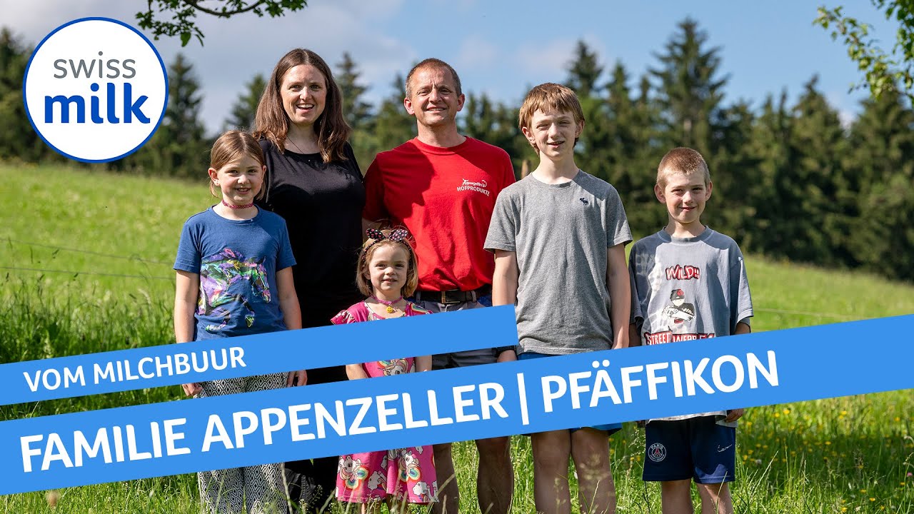 Video-Hofporträt von Familie Appenzeller aus Pfäffikon | Vom Milchbuur | Swissmilk (2024)