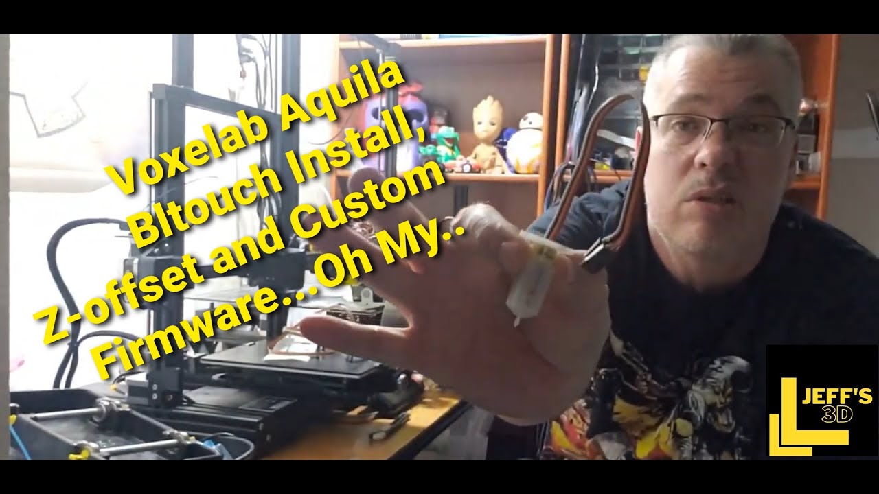 Voxelab Aquila Custom Firmware Install,  Buggy Firmware, Bltouch Install, Z Offset and