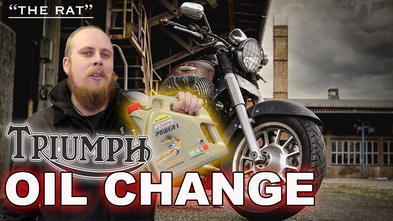 TRIUMPH AMERICA OIL CHANGE (how to)