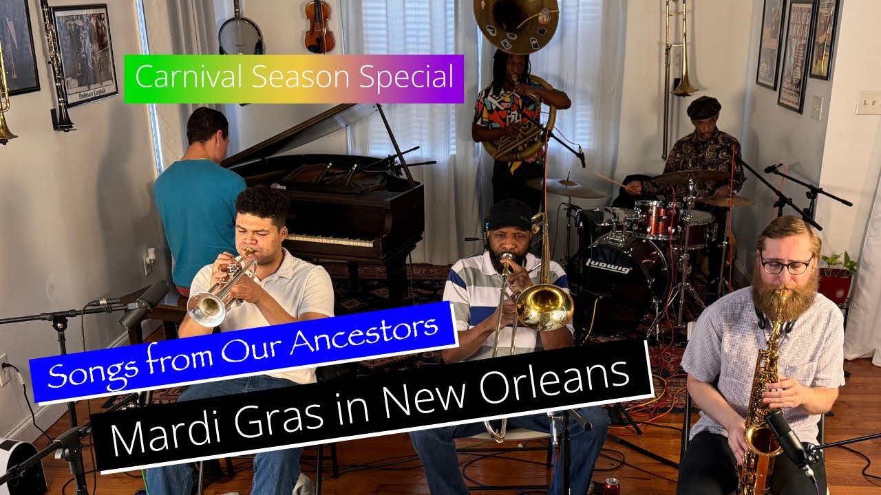 Mardi Gras in New Orleans with Stephen Walker and Aurélien Barnes #neworleansmusic #mardigras