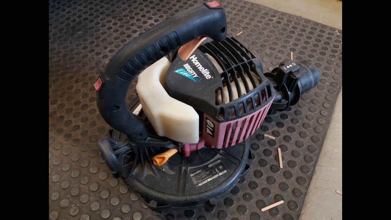 Disassembly of Homelite HBL26BV blower for spare parts Воздуходувка Xомелите ХБЛ26БВ на запчасти