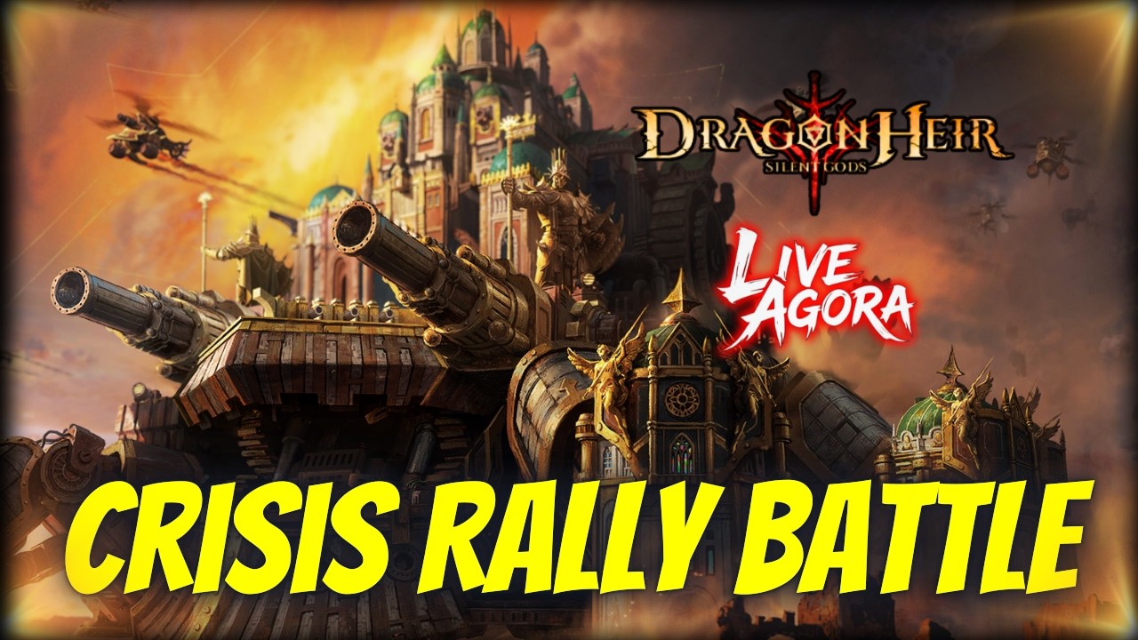 DAY 3 🔴 AO VIVO 🔥 PVP CRISIS RALLY BATTLE! 🔥 O Novo Evento!😁🚀 | Dragonheir Silent Gods