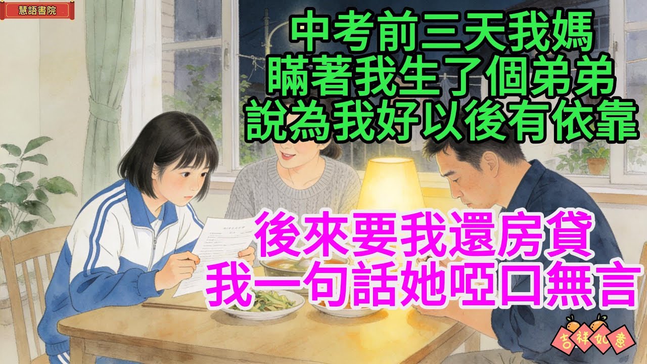 中考前三天，我媽瞞著我生了個弟弟，說為我好.................！🌹