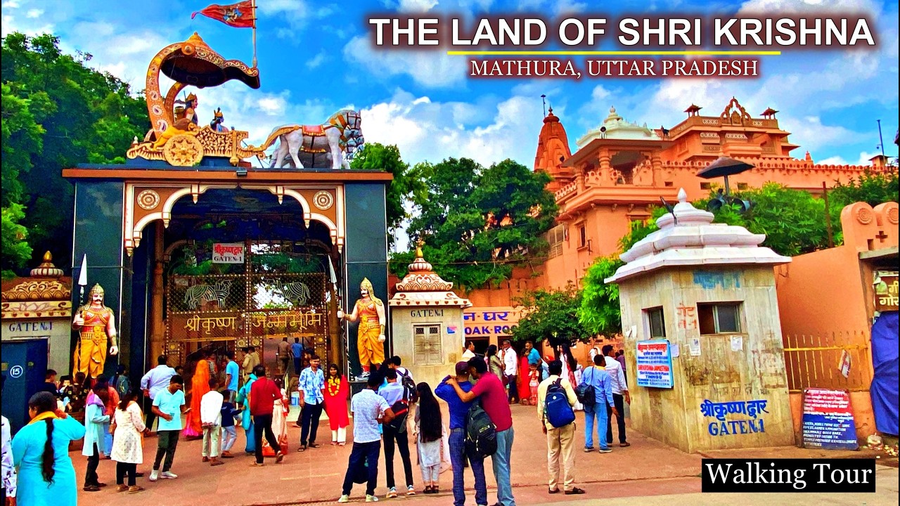 SPIRITUAL JOURNEY: Krishna's birthplace is Mathura, India | Shri Krishna Janama Bhoomi Walking Tour