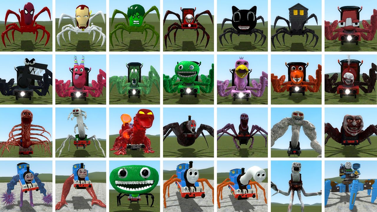All Monster Thomas The Train vs Choo Choo Charles vs Cursed Thomas Family & All Banban Thomas Family