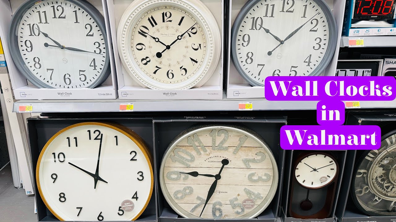 Wall Clocks in Walmart November 17 2024