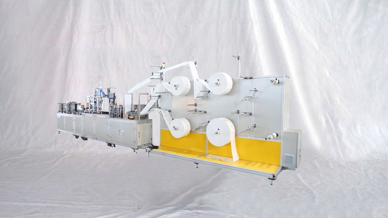N95 face mask making line high speed 80ppm folding respirator maker equipment Machines &agrave; masques N95