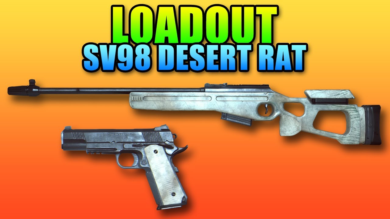 Battlefield 4 - Loadout: SV98 Desert Rat With M1911