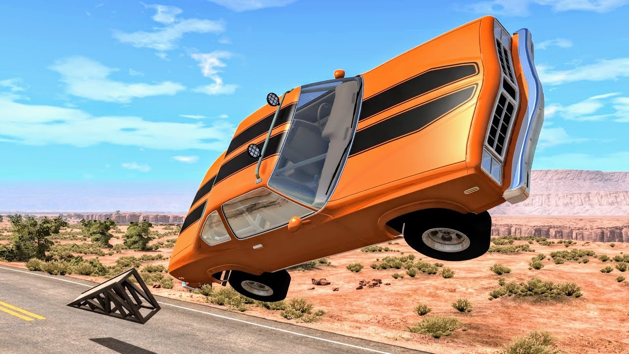 Car Flips & Cliff Drops #1 – BeamNG Drive