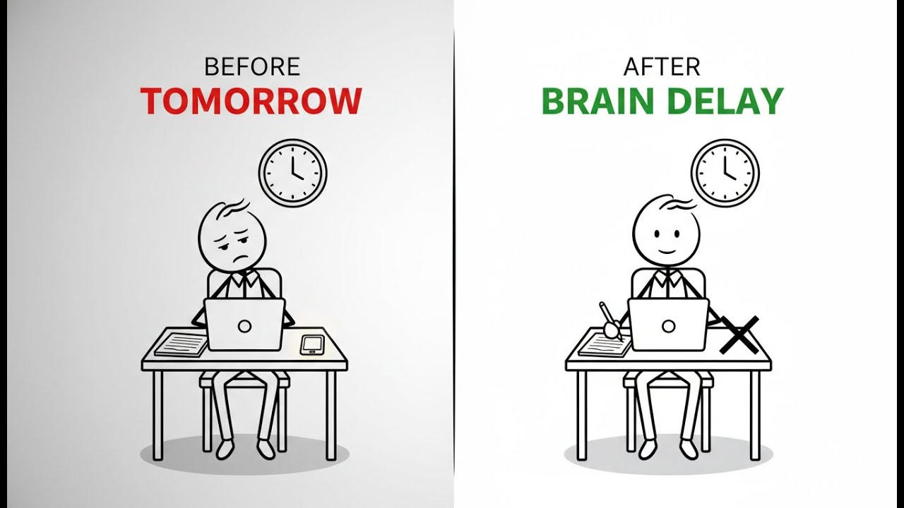The Psychology Behind “I’ll Start Tomorrow” (Why Your Brain Keeps Delaying Change)