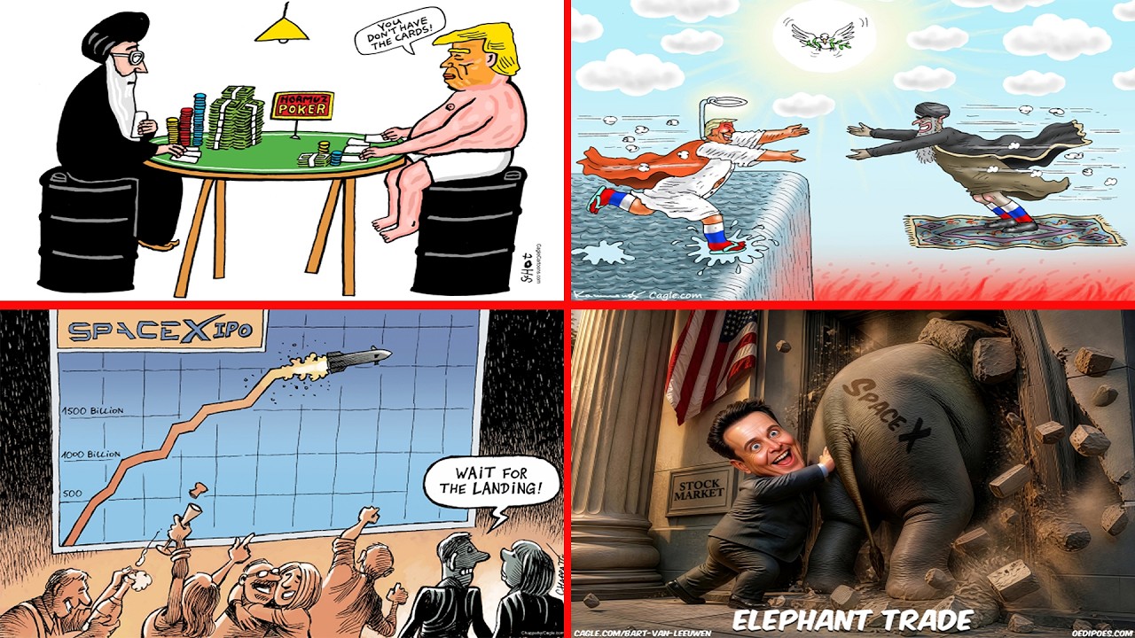 Cartoonists Couldn't Resist Trump This Week 😂 | Viral Political Humor Collection