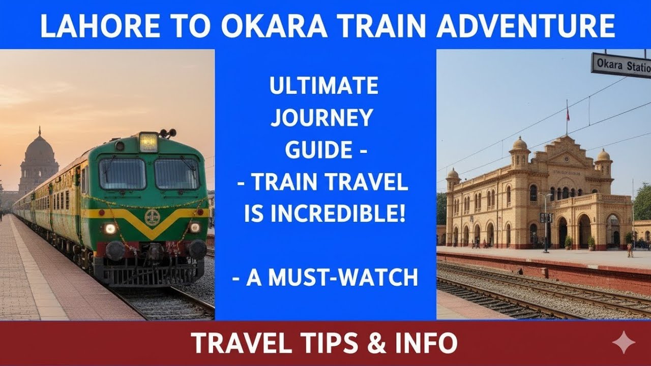 My Lahore to Okara Train Experience! How to Travel & Insider Tips (Hindi/Urdu) | Billu Vlogs